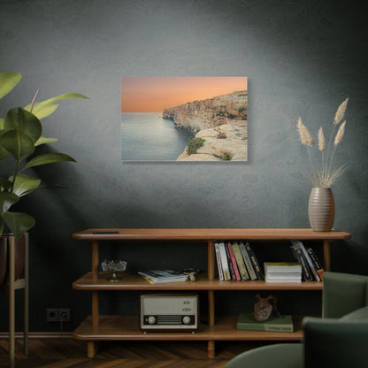 Malta Sunset Matte Canvas, Stretched, 1.25"