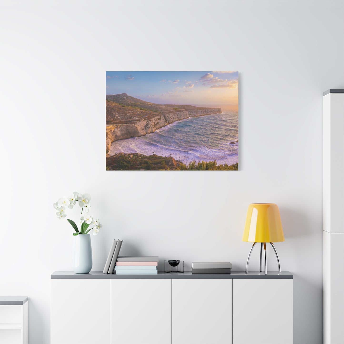 Malta Mediterranean Coast Matte Canvas, Stretched, 1.25"