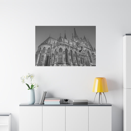 Church Budapest Matte Canvas, Stretched, 1.25"