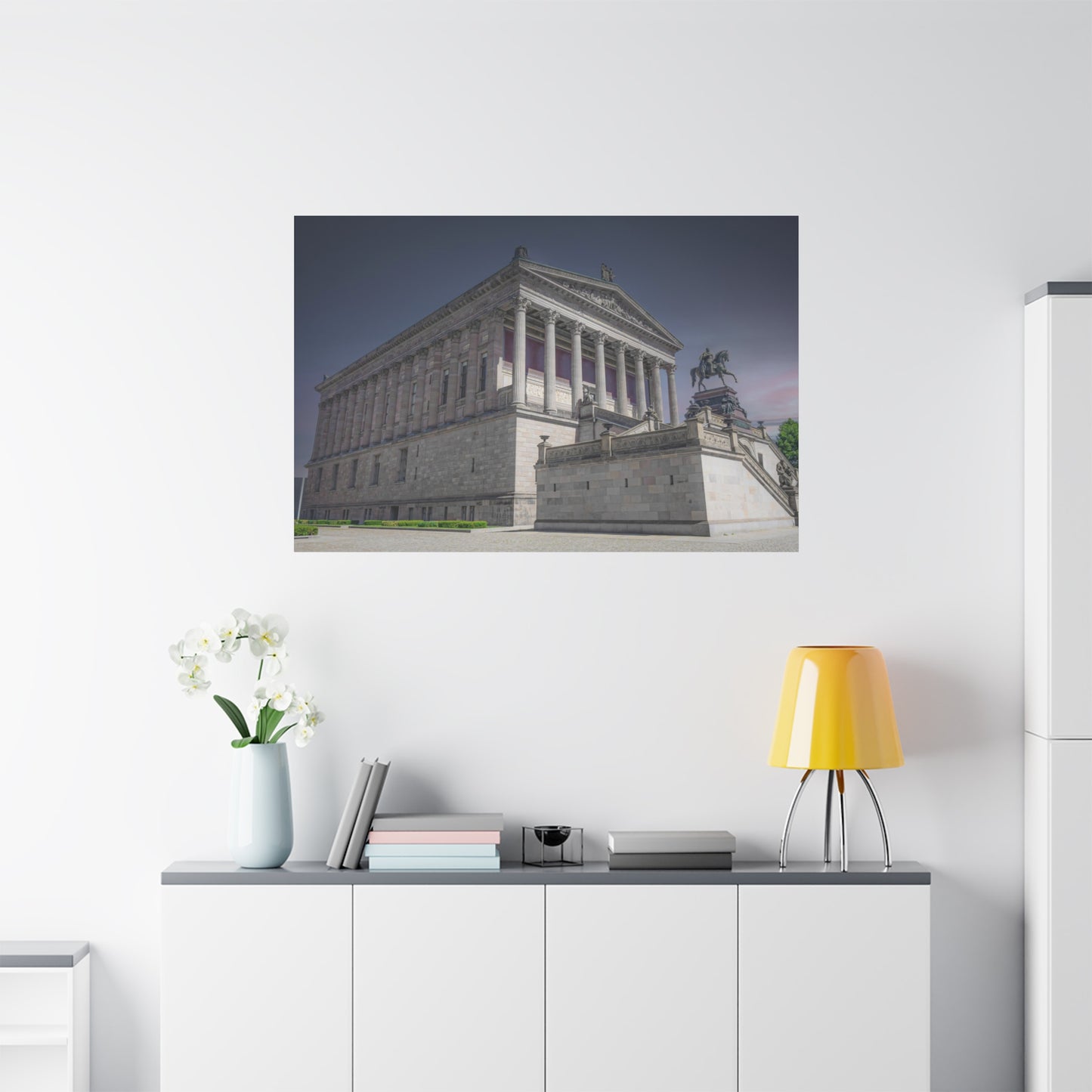 Berlin Roman Building (color) Matte Canvas, Stretched, 1.25"