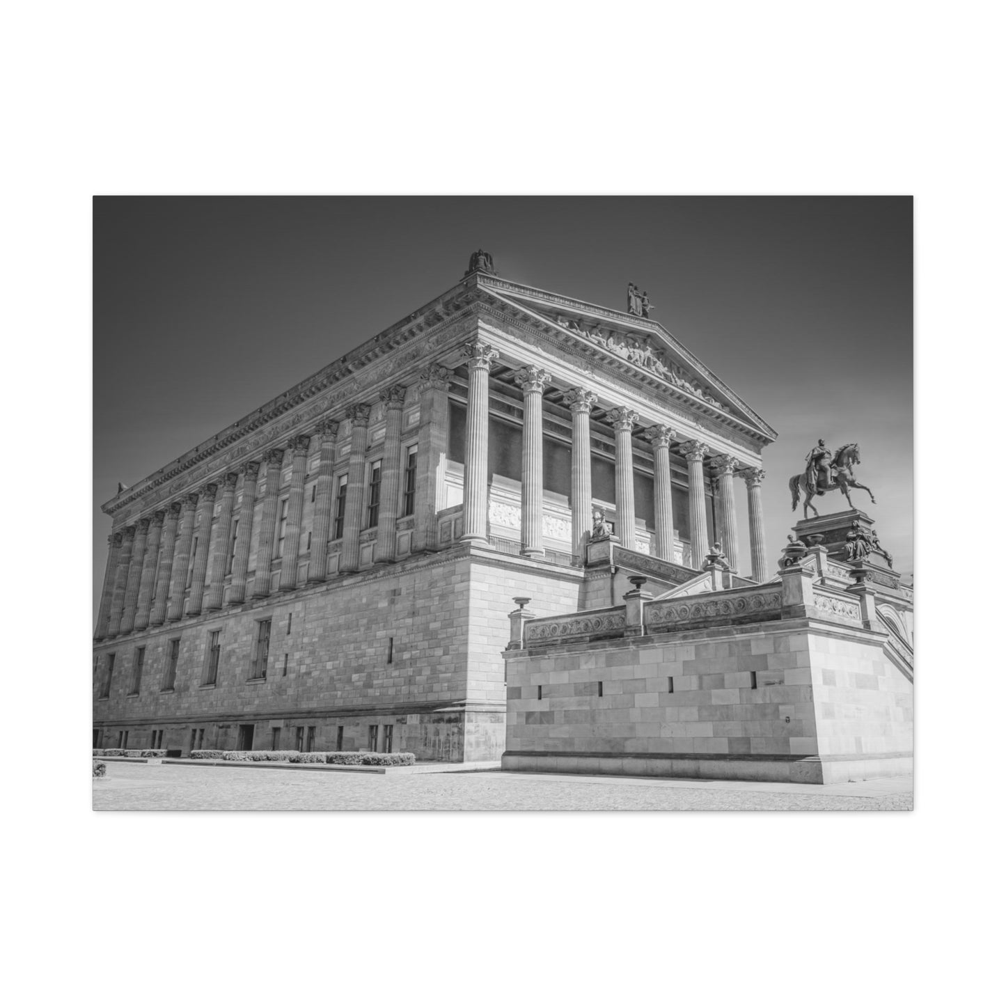 Berlin Roman Building Matte Canvas, Stretched, 1.25"
