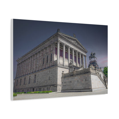 Berlin Roman Building (color) Matte Canvas, Stretched, 1.25"