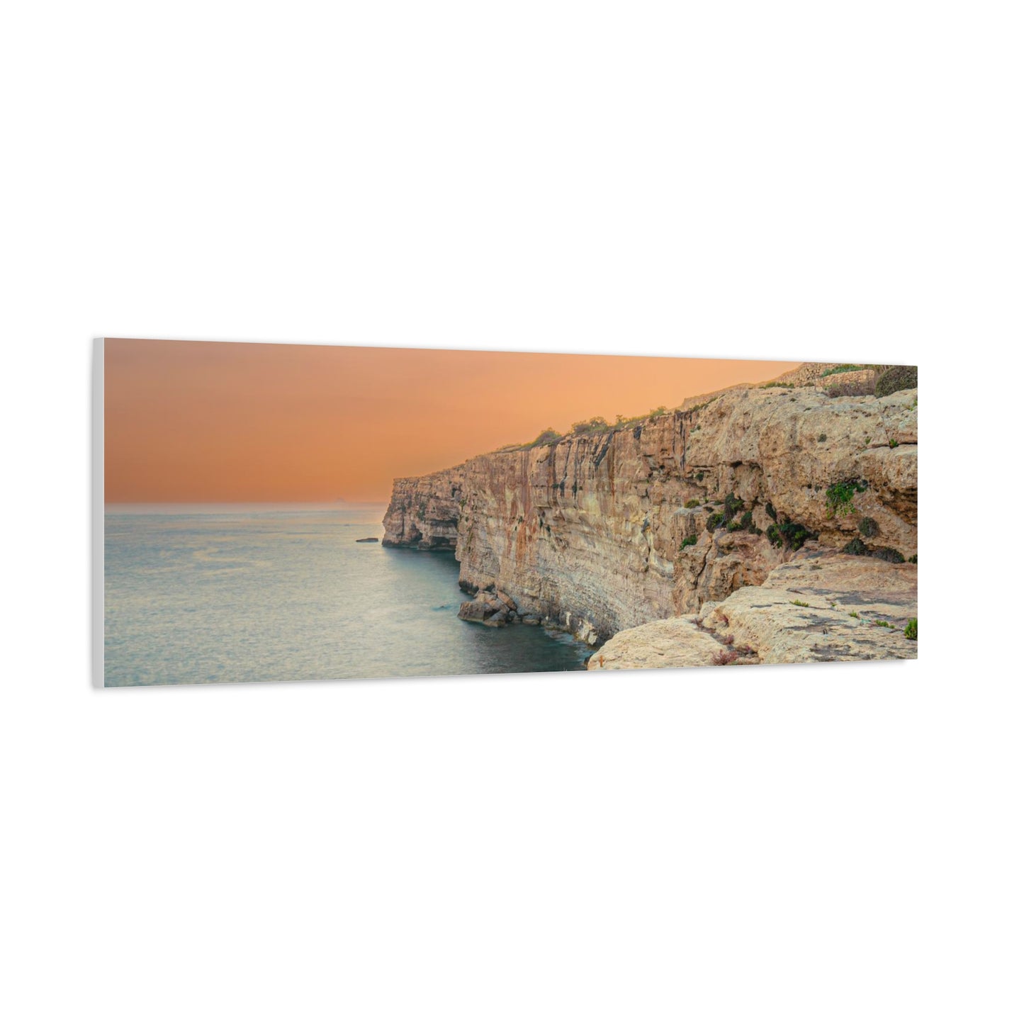 Malta Sunset Matte Canvas, Stretched, 1.25"