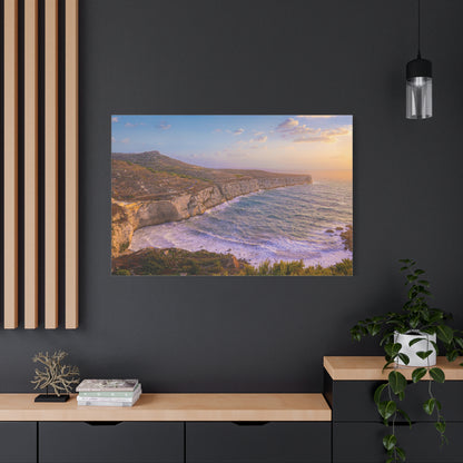 Malta Mediterranean Coast Matte Canvas, Stretched, 1.25"