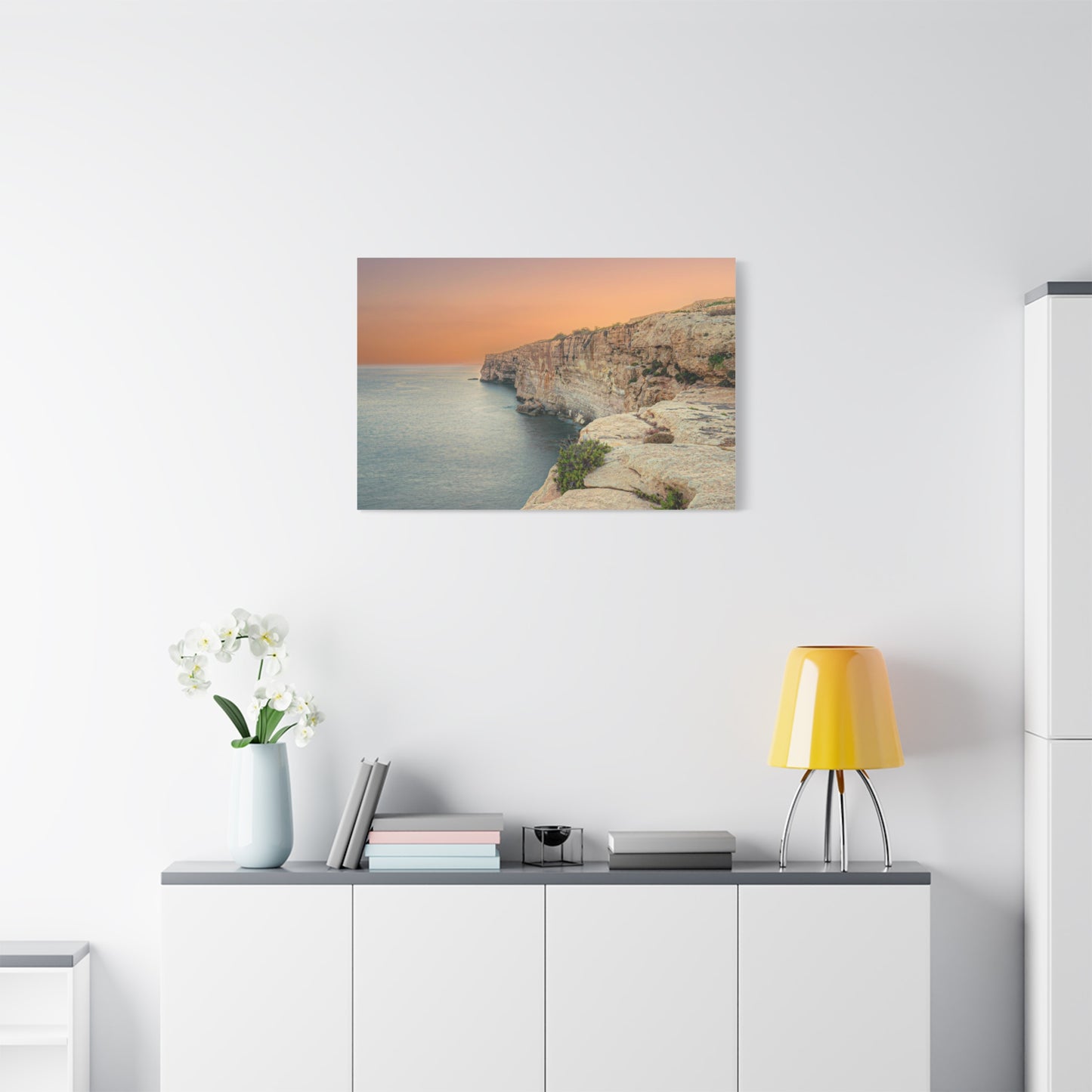 Malta Sunset Matte Canvas, Stretched, 1.25"