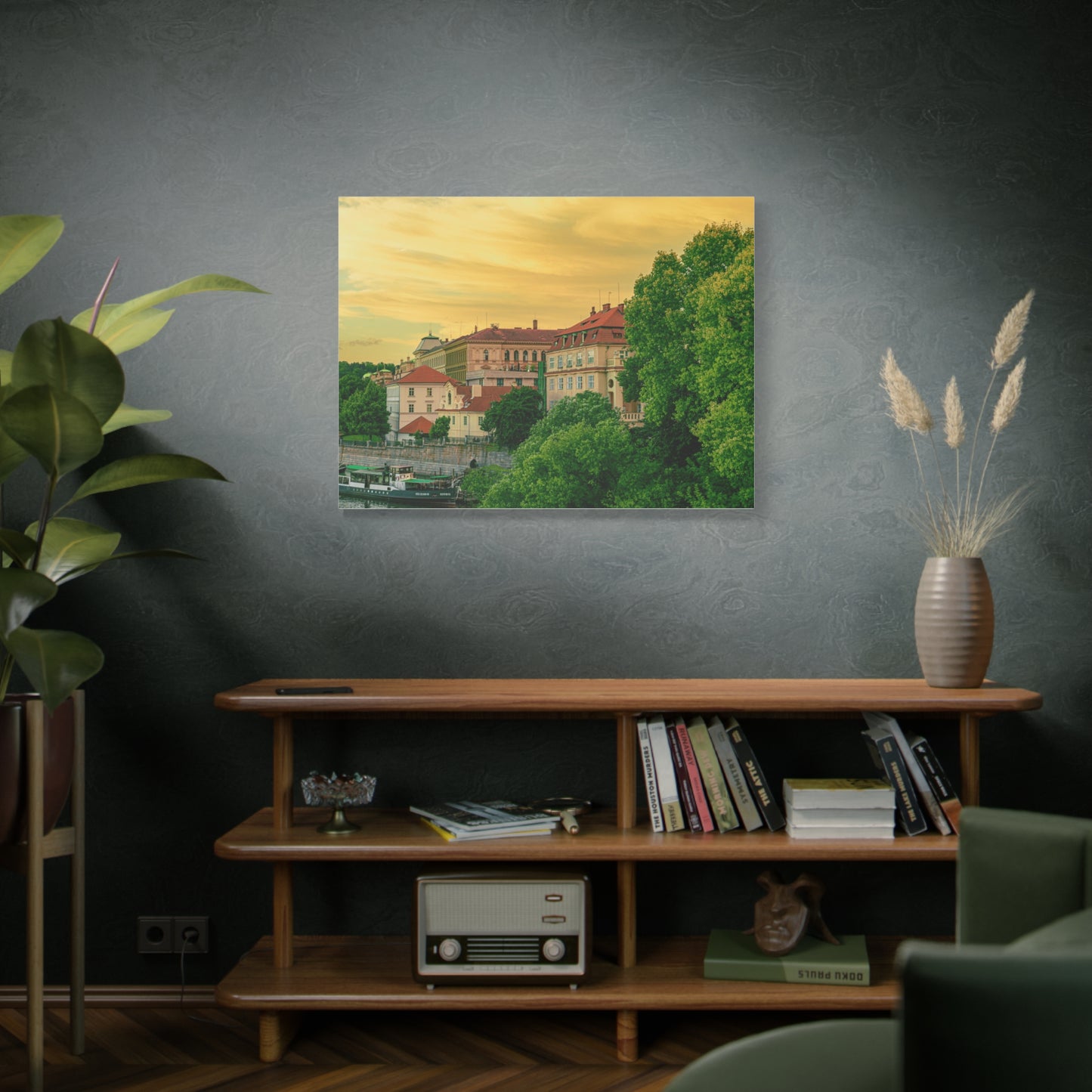 Prague City Matte Canvas, Stretched, 1.25"