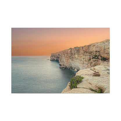 Malta Sunset Matte Canvas, Stretched, 1.25"