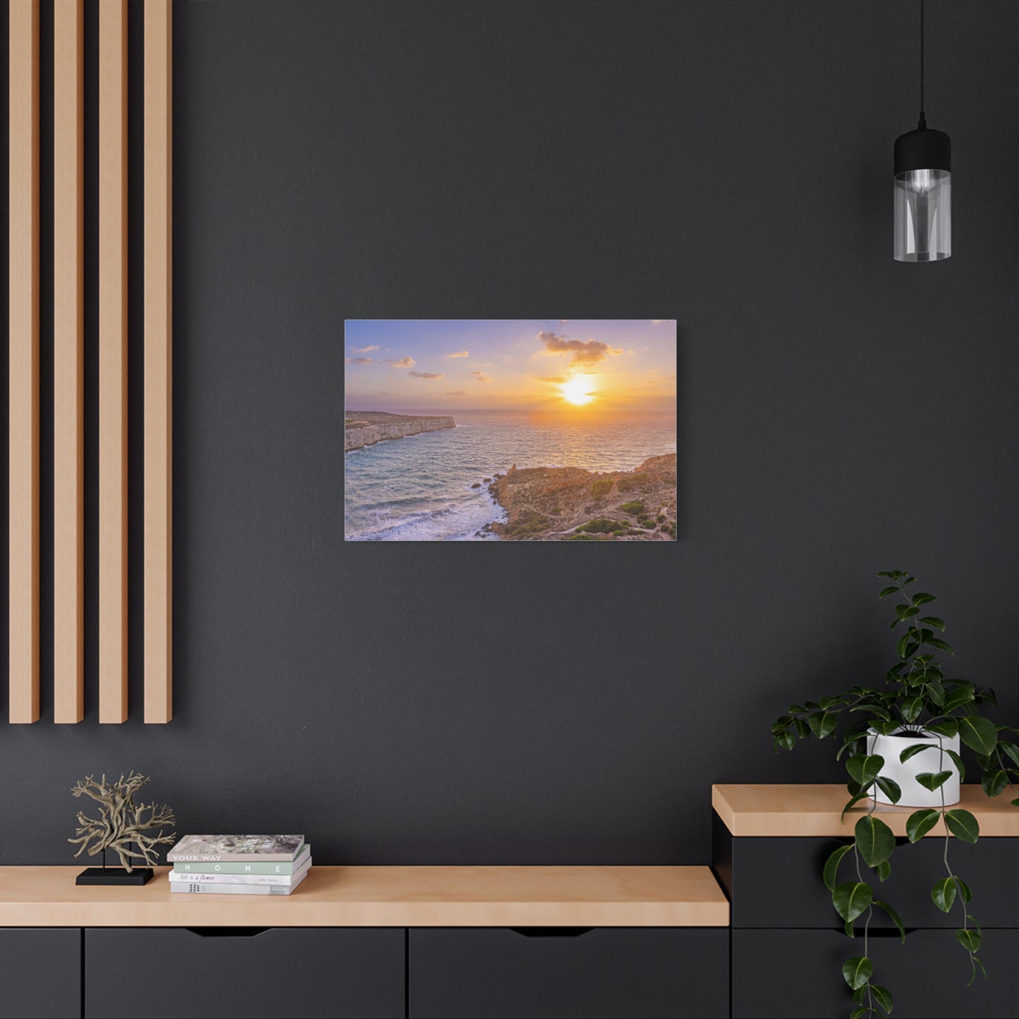 Malta Mediterranean Coast 2 Matte Canvas, Stretched, 1.25"