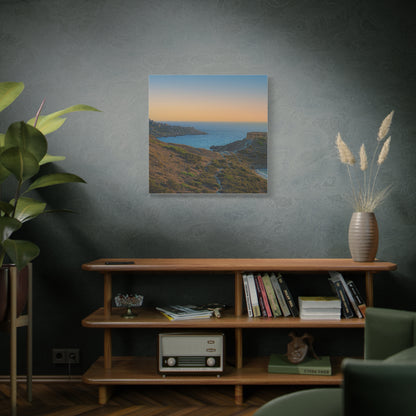Malta Sunset Matte Canvas, Stretched, 1.25"
