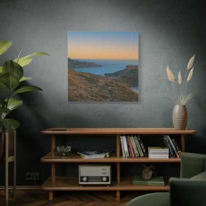 Malta Sunset Matte Canvas, Stretched, 1.25"