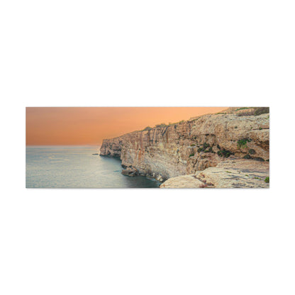 Malta Sunset Matte Canvas, Stretched, 1.25"