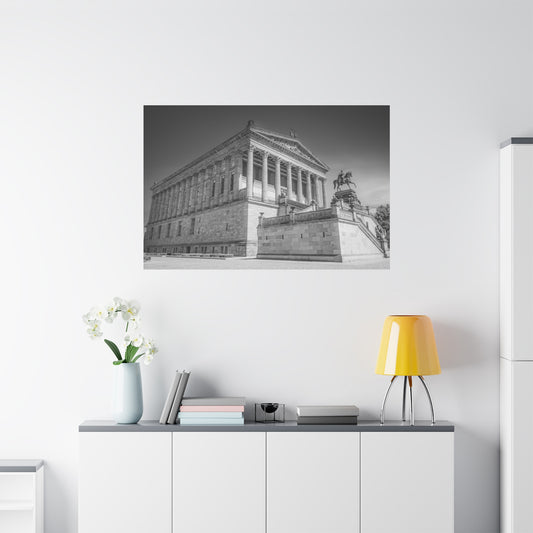 Berlin Roman Building Matte Canvas, Stretched, 1.25"