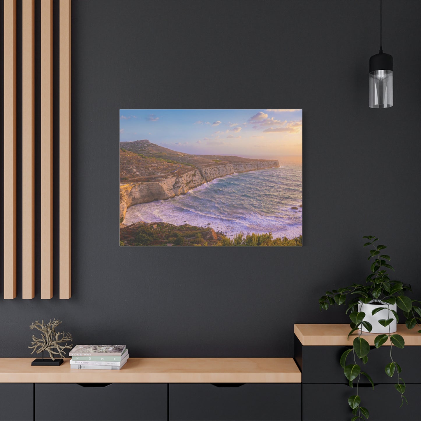 Malta Mediterranean Coast Matte Canvas, Stretched, 1.25"