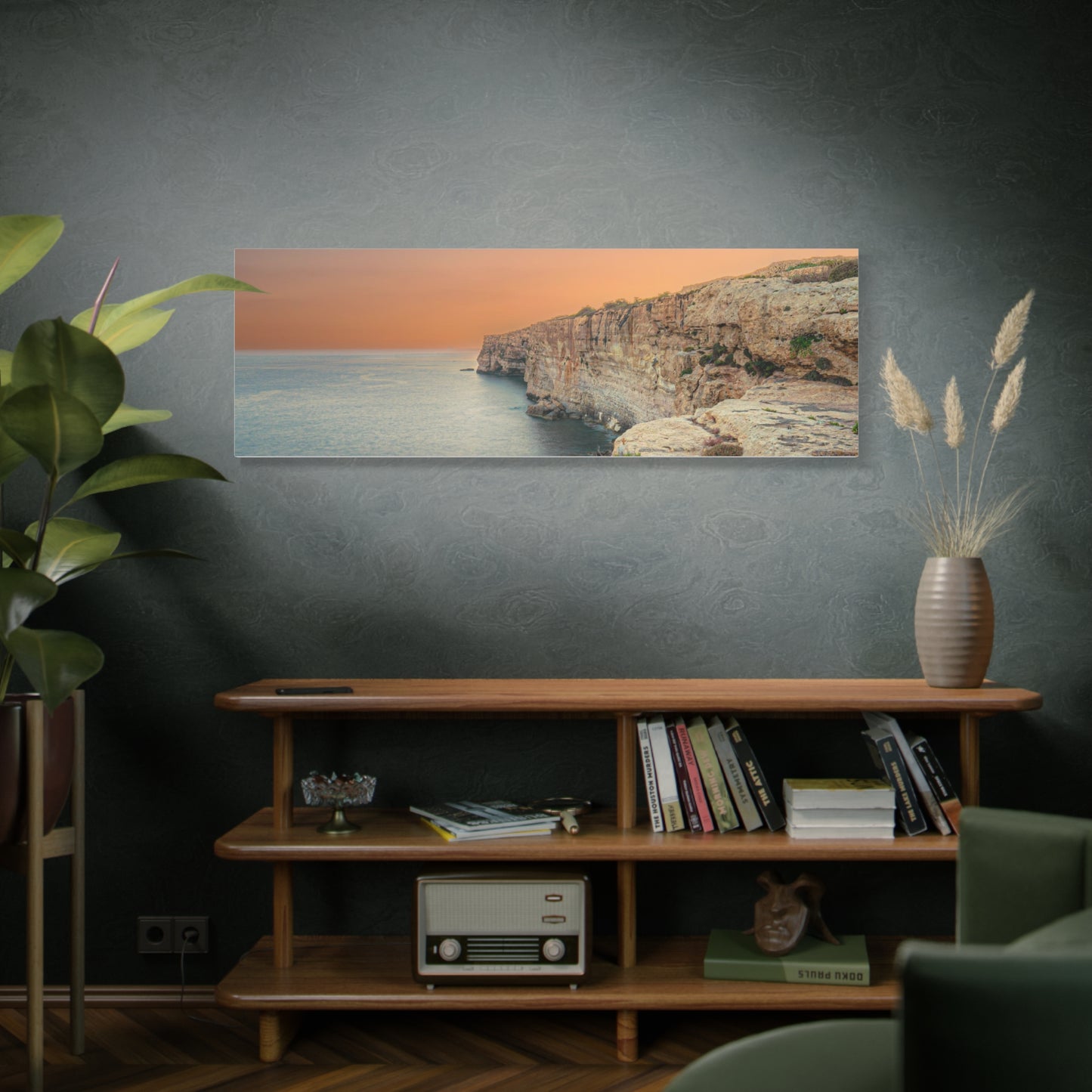 Malta Sunset Matte Canvas, Stretched, 1.25"