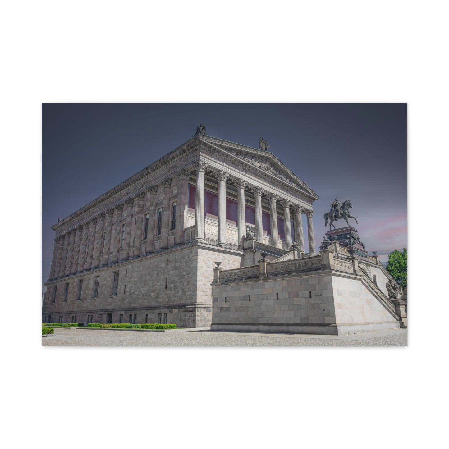 Berlin Roman Building (color) Matte Canvas, Stretched, 1.25"