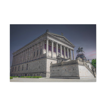 Berlin Roman Building (color) Matte Canvas, Stretched, 1.25"