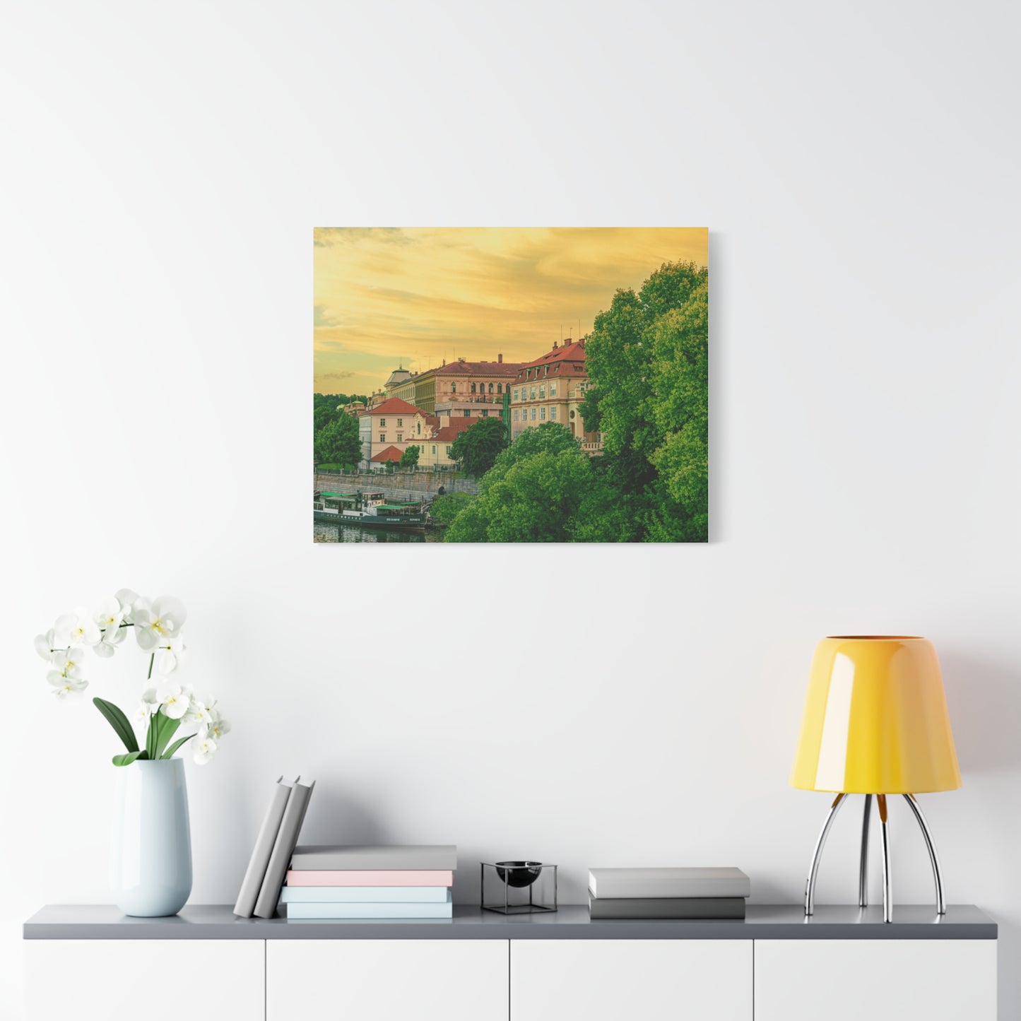 Prague City Matte Canvas, Stretched, 1.25"