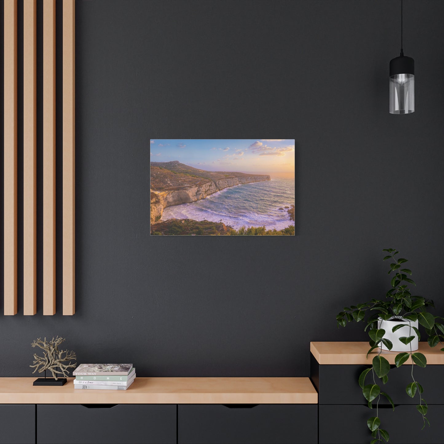 Malta Mediterranean Coast Matte Canvas, Stretched, 1.25"