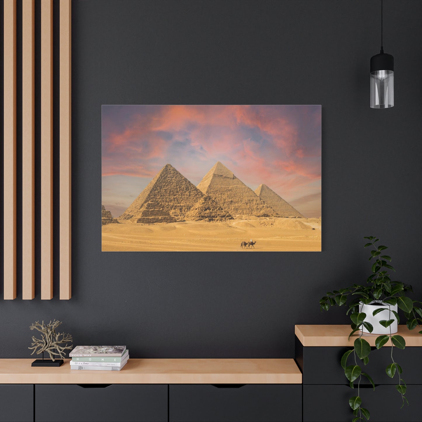 Great Pyramids Matte Canvas, Stretched, 1.25"