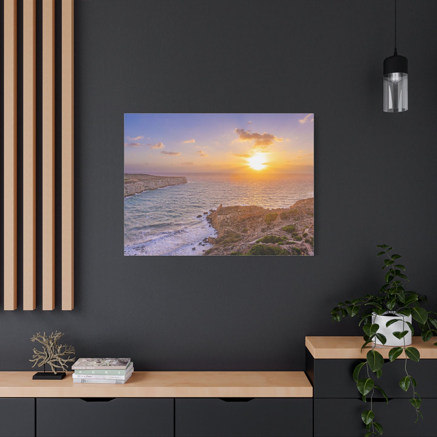 Malta Mediterranean Coast 2 Matte Canvas, Stretched, 1.25"