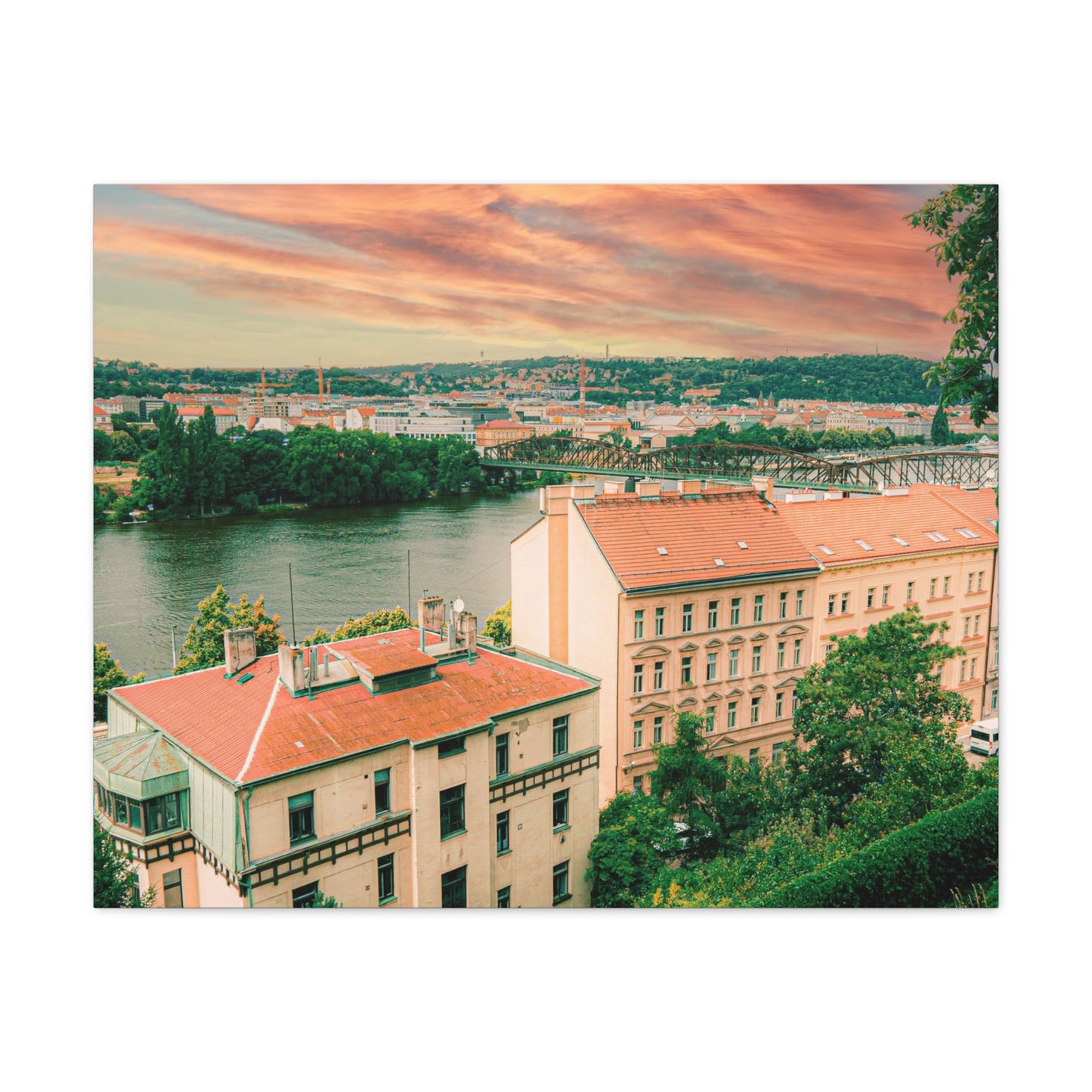 Prague Matte Canvas, Stretched, 1.25"