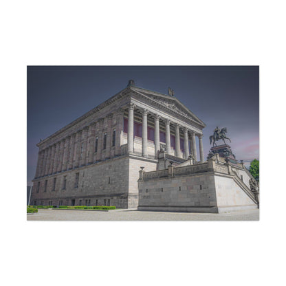 Berlin Roman Building (color) Matte Canvas, Stretched, 1.25"