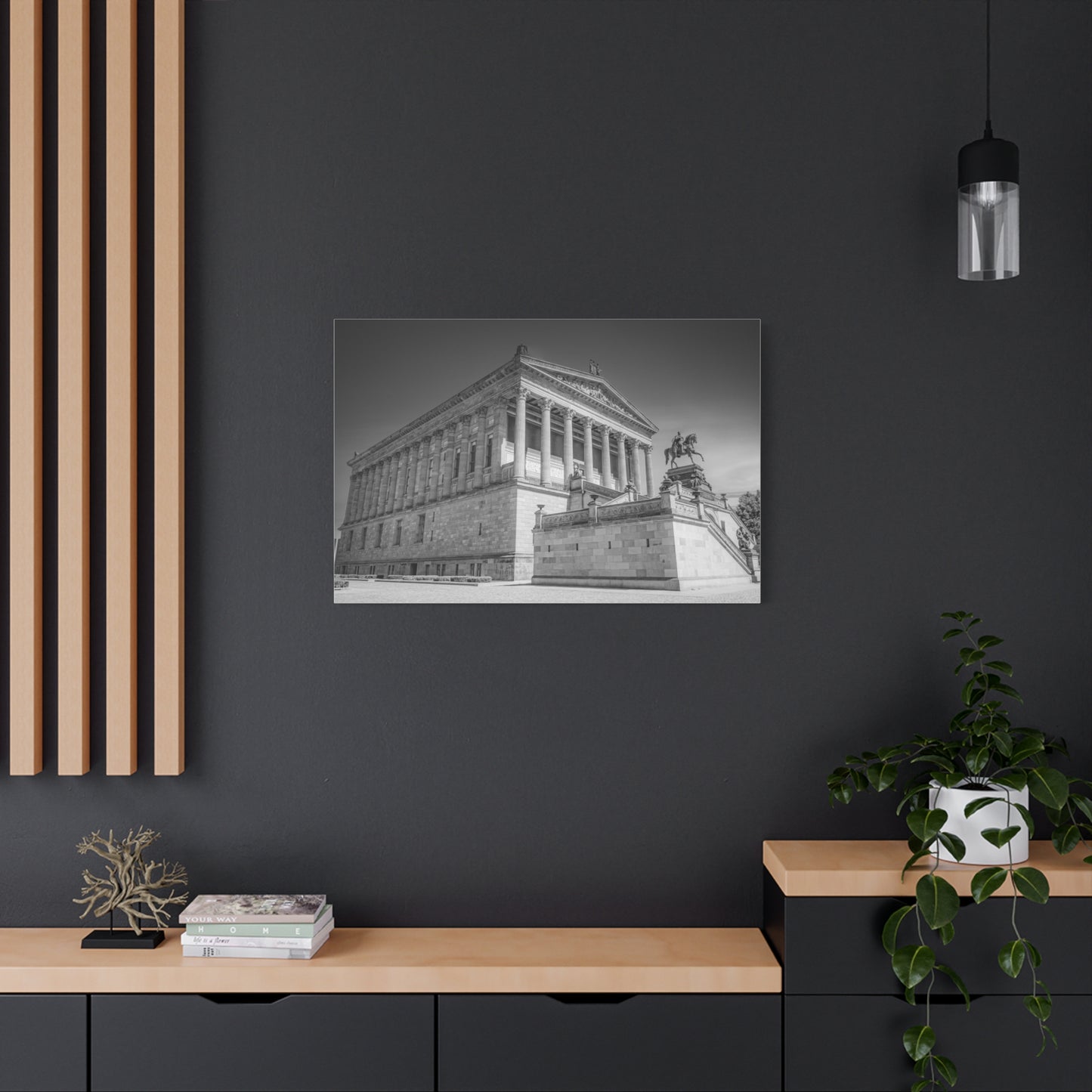 Berlin Roman Building Matte Canvas, Stretched, 1.25"
