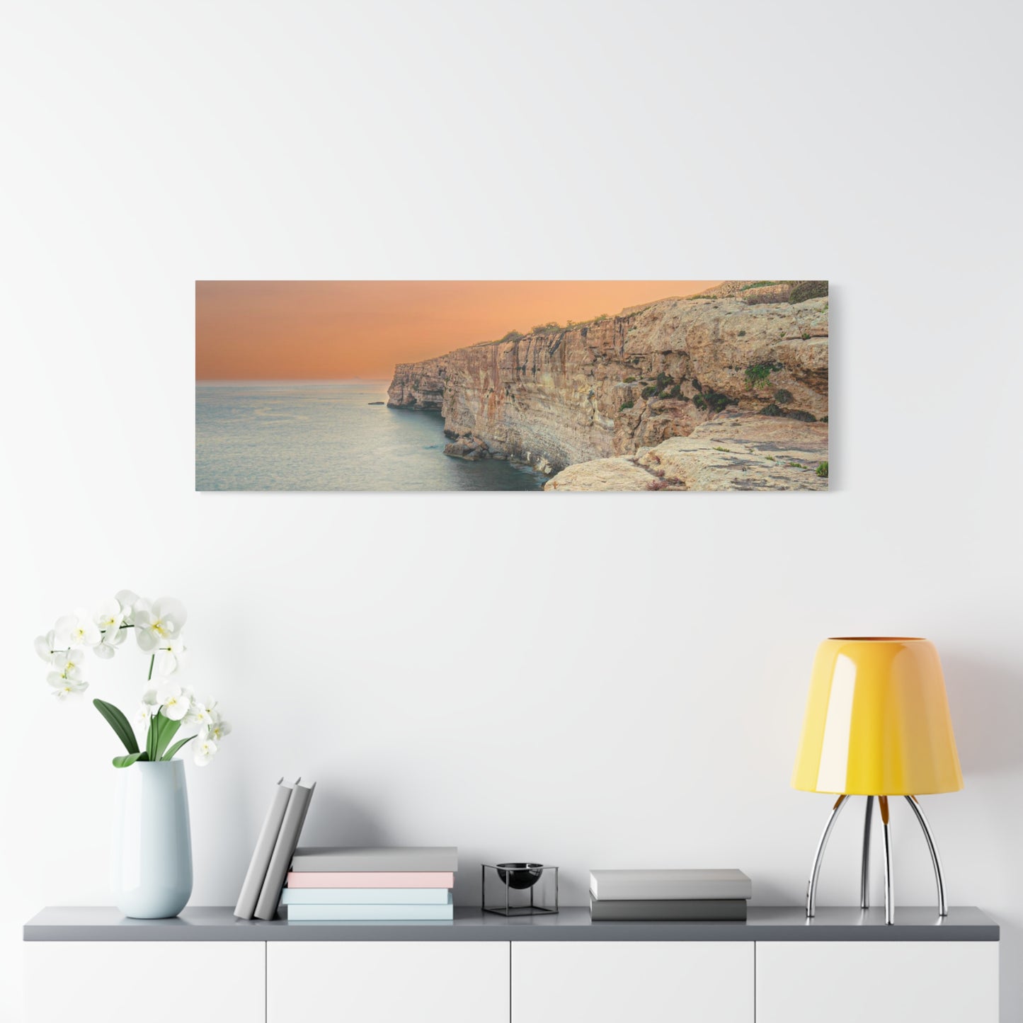 Malta Sunset Matte Canvas, Stretched, 1.25"