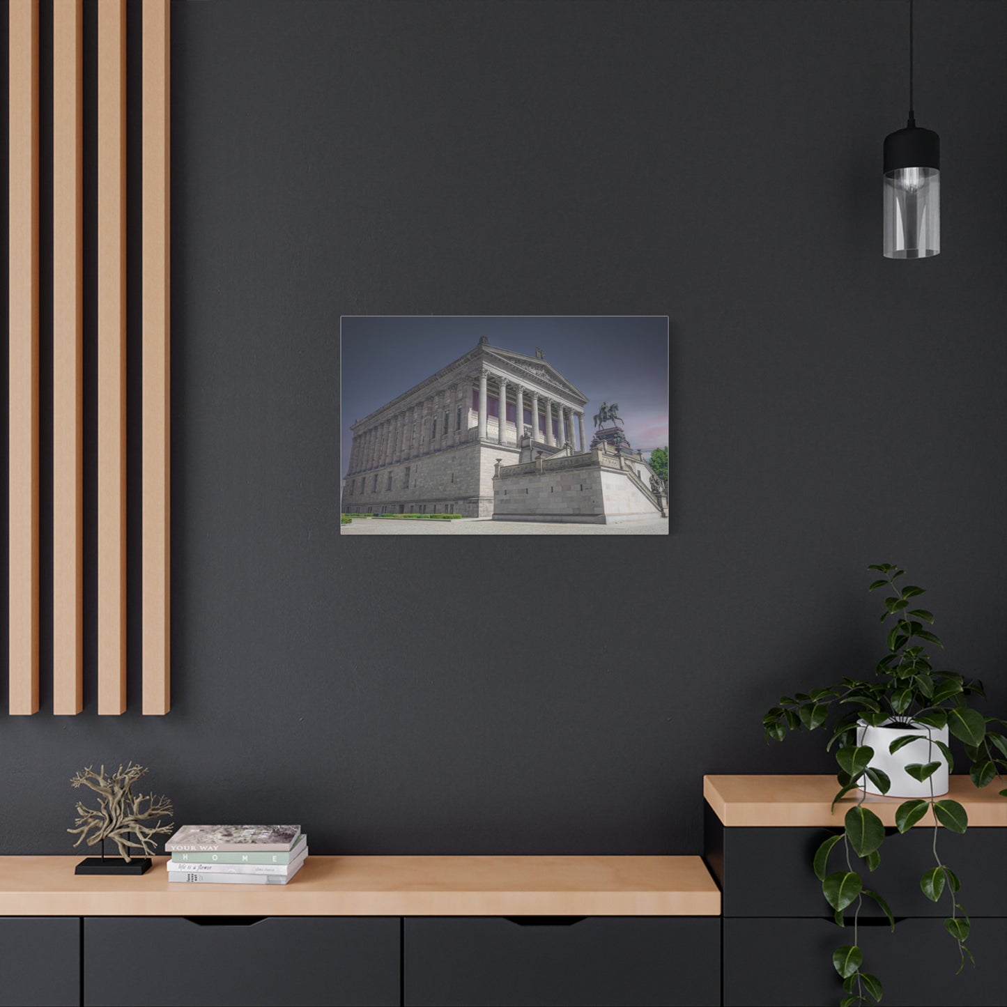 Berlin Roman Building (color) Matte Canvas, Stretched, 1.25"