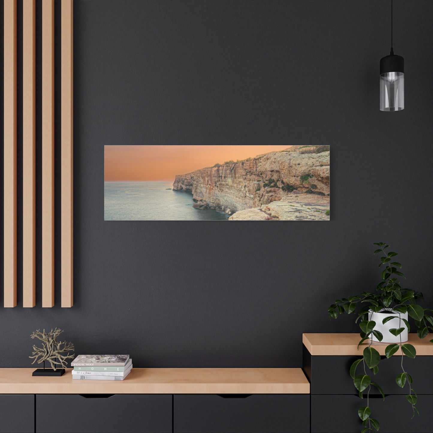 Malta Sunset Matte Canvas, Stretched, 1.25"