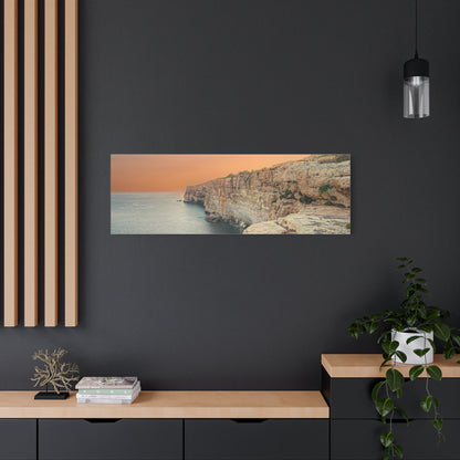 Malta Sunset Matte Canvas, Stretched, 1.25"
