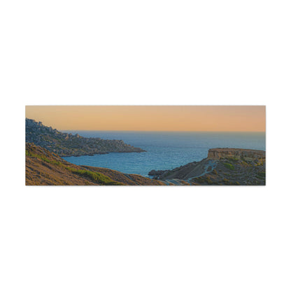 Malta Sunset Matte Canvas, Stretched, 1.25"