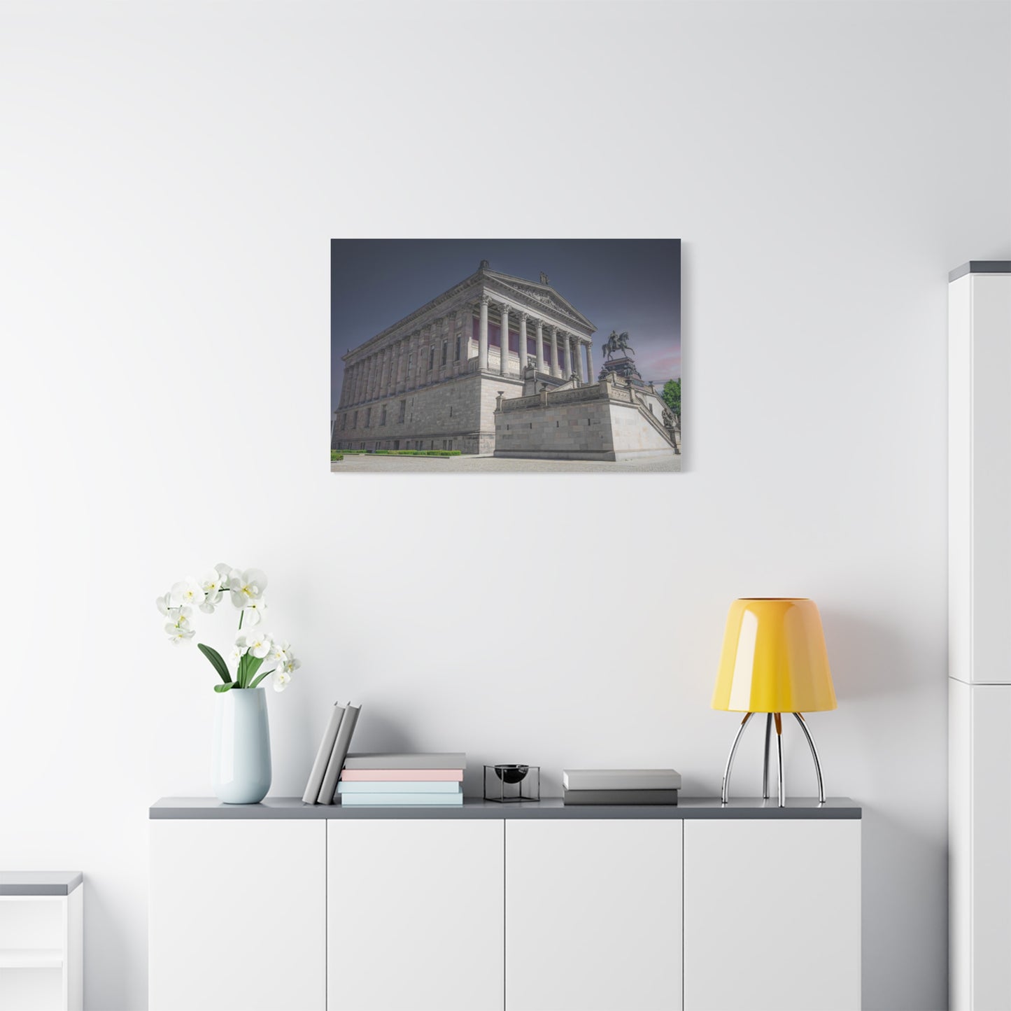 Berlin Roman Building (color) Matte Canvas, Stretched, 1.25"