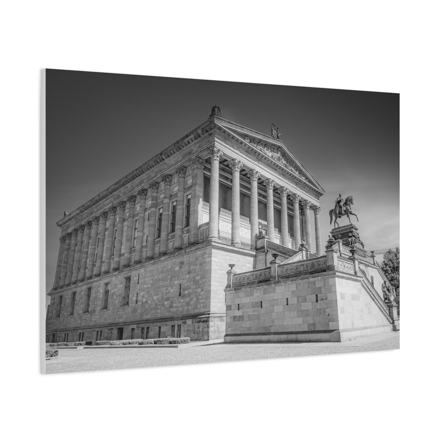 Berlin Roman Building Matte Canvas, Stretched, 1.25"