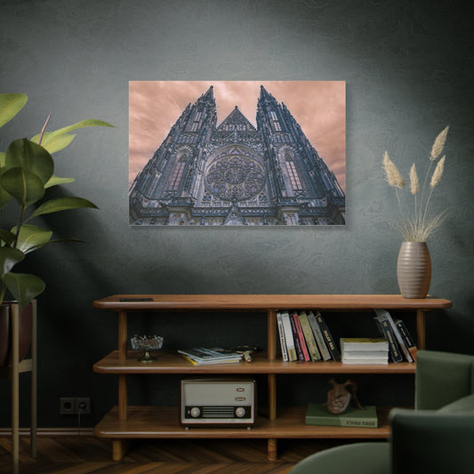 Prague Church Matte Canvas, Stretched, 1.25"