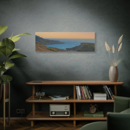 Malta Sunset Matte Canvas, Stretched, 1.25"