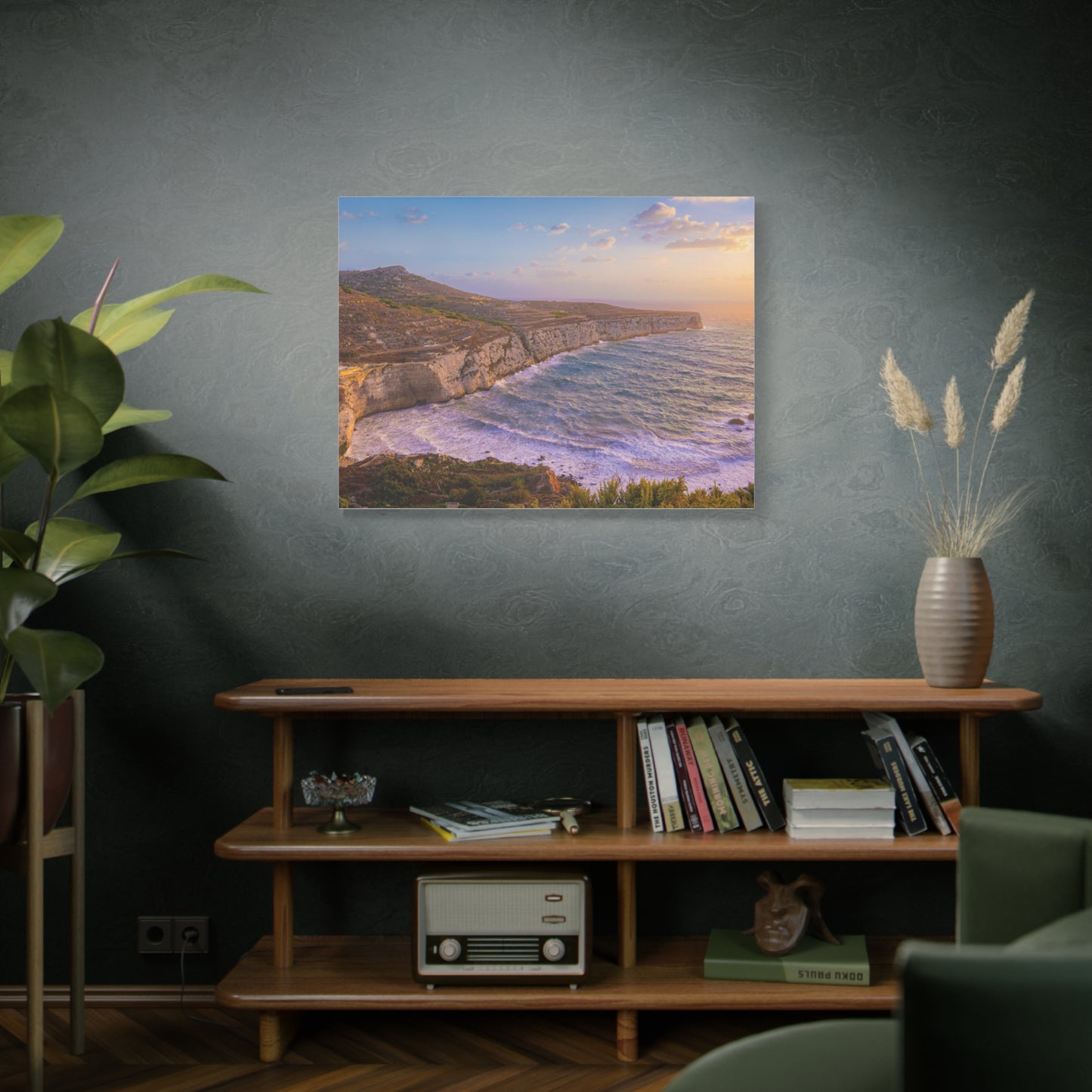Malta Mediterranean Coast Matte Canvas, Stretched, 1.25"